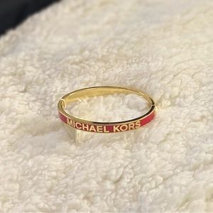 Michael Kors Red & Gold Bracelet (NWT)